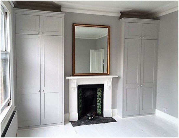 4 awesome ideas for bespoke wardrobe on either side of chimney breast